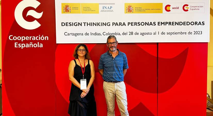 Dos profesores de Cámarabilbao imparten una formación sobre Design Thinking en Cartagena de Indias