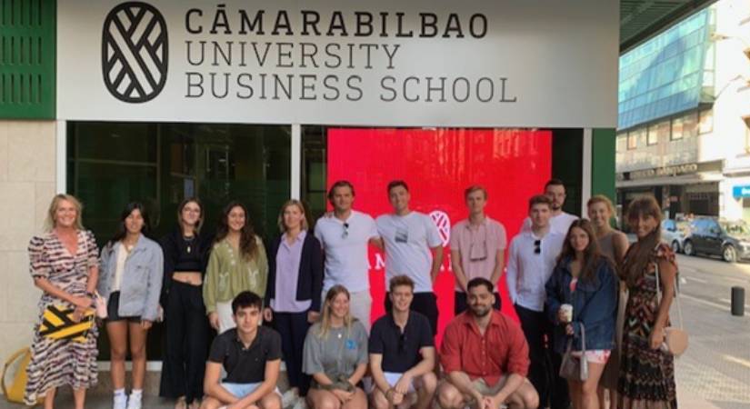 Un grupo de estudiantes de Hamburg School of Business Administration visita Cámarabilbao University Business School