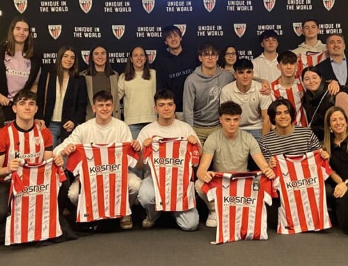 El colegio Jesuitas de Indautxu triunfa en el concurso Preunica con su proyecto para llenar Lezama con el Athletic Femenino