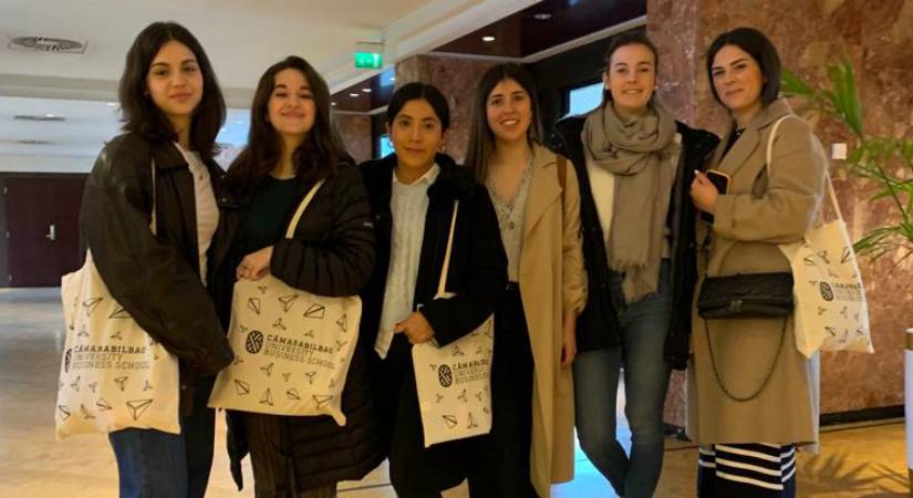 Seis alumnas de Cámarabilbao en una Trade Mission en la que han participado 230 estudiantes de toda Europa